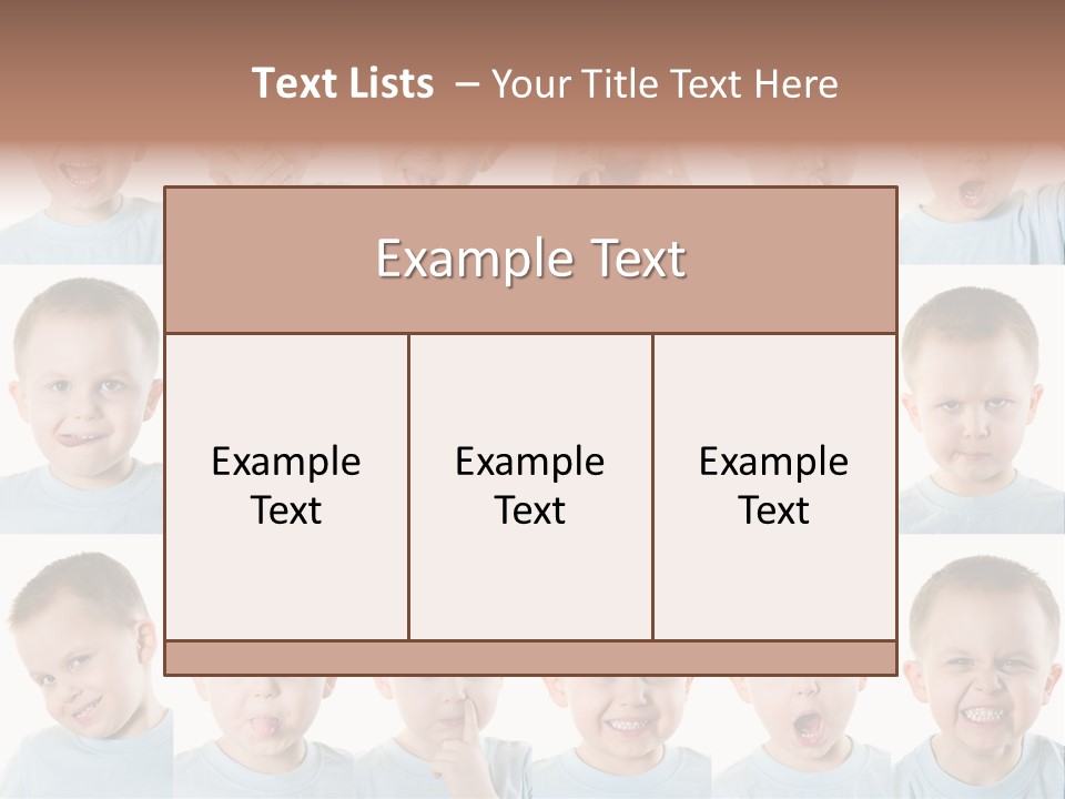 Collage Funny Background PowerPoint Template