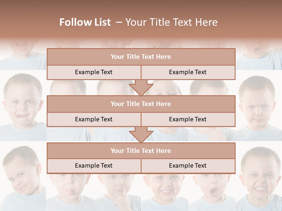 Collage Funny Background PowerPoint Template