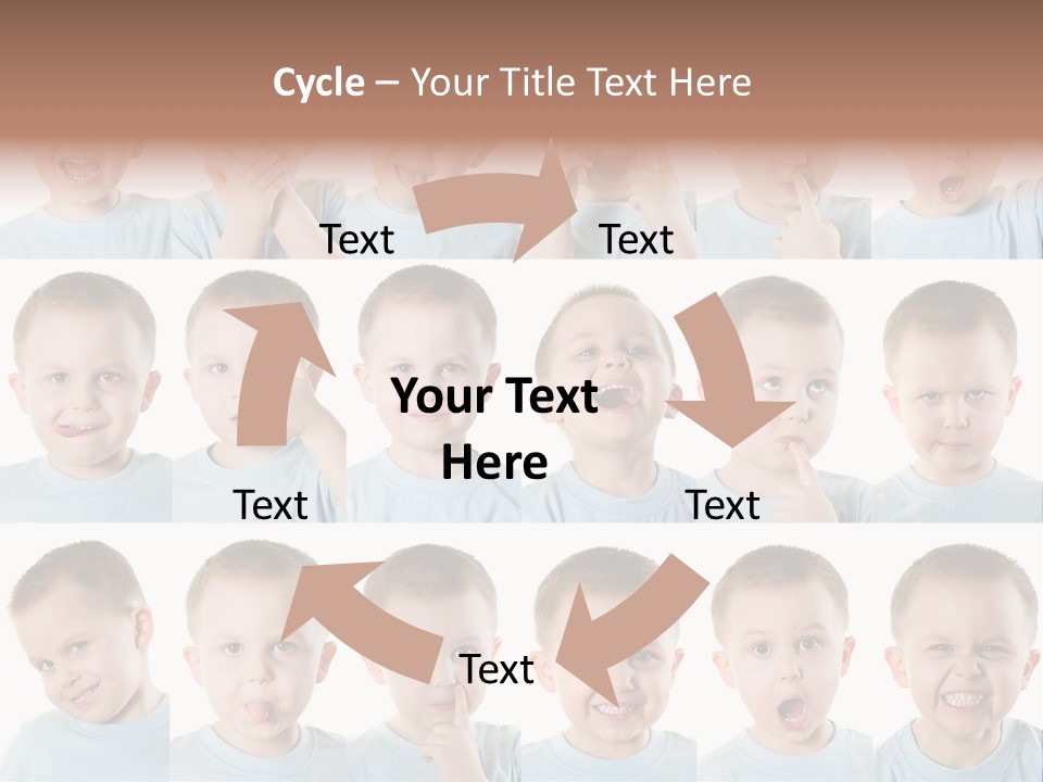 Collage Funny Background PowerPoint Template