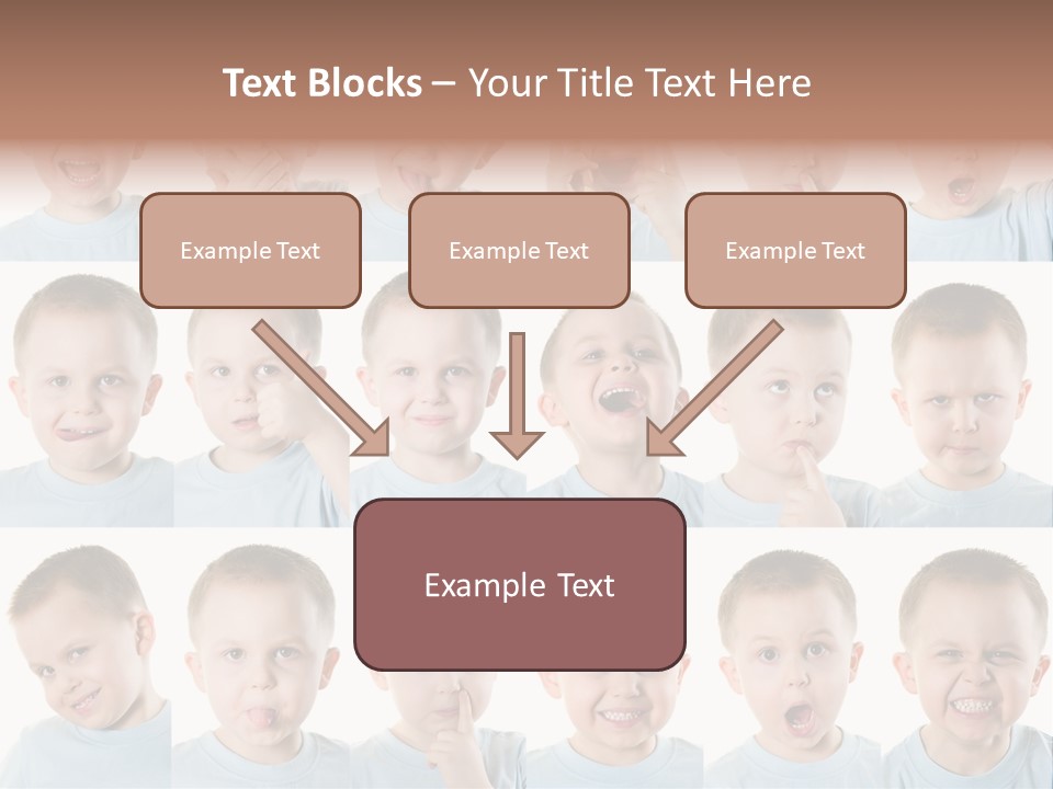 Collage Funny Background PowerPoint Template