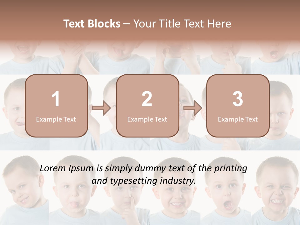 Collage Funny Background PowerPoint Template