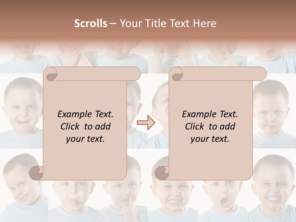 Collage Funny Background PowerPoint Template