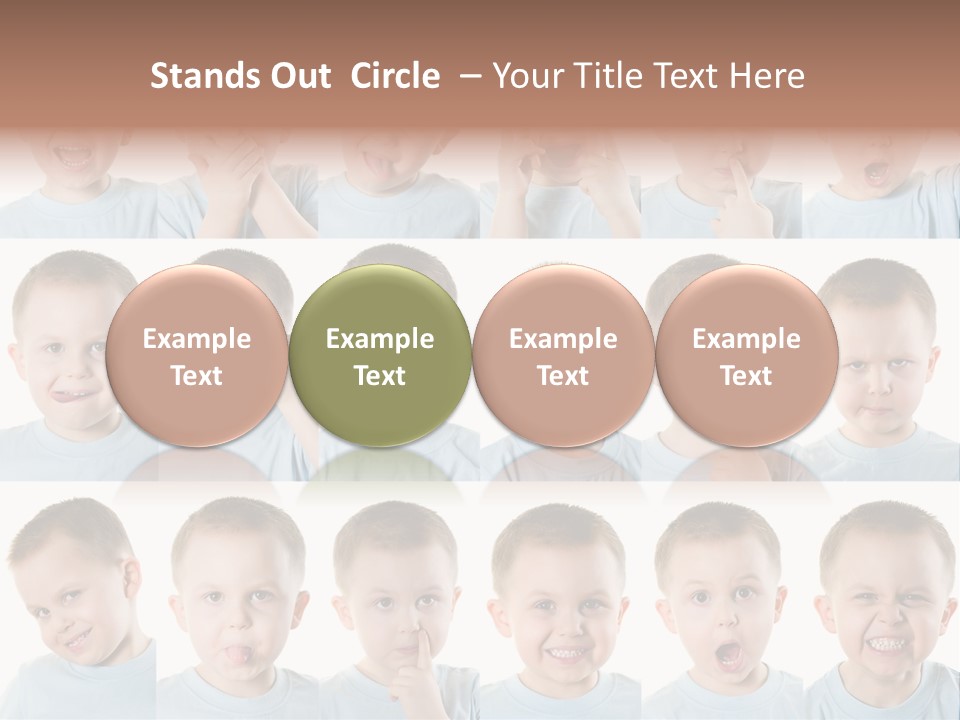 Collage Funny Background PowerPoint Template