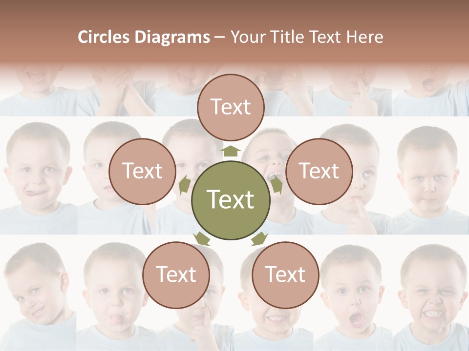 Collage Funny Background PowerPoint Template