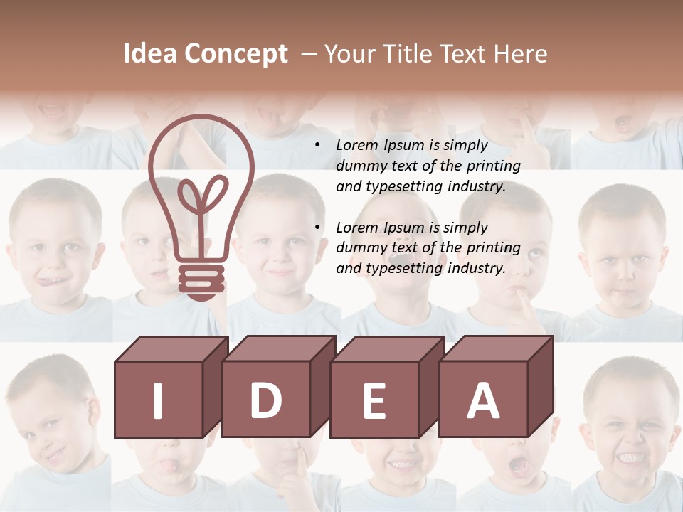 Collage Funny Background PowerPoint Template