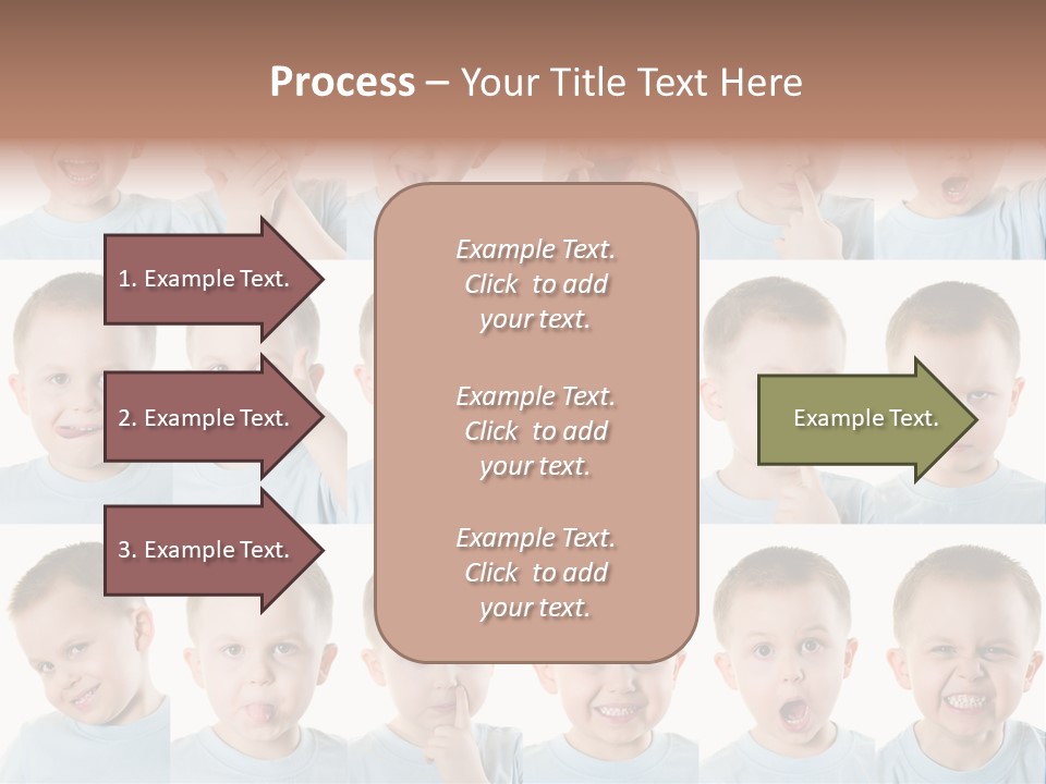 Collage Funny Background PowerPoint Template