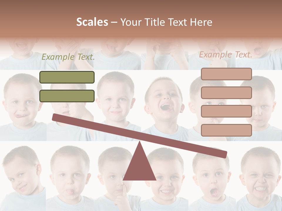 Collage Funny Background PowerPoint Template