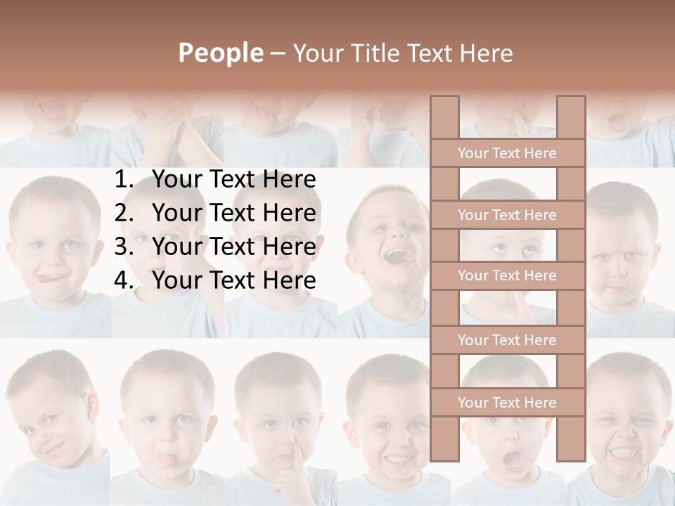 Collage Funny Background PowerPoint Template