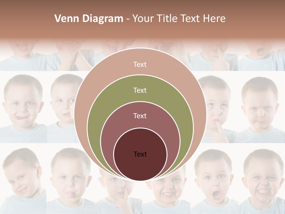 Collage Funny Background PowerPoint Template