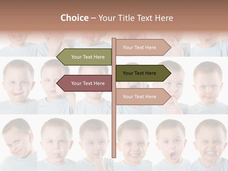 Collage Funny Background PowerPoint Template