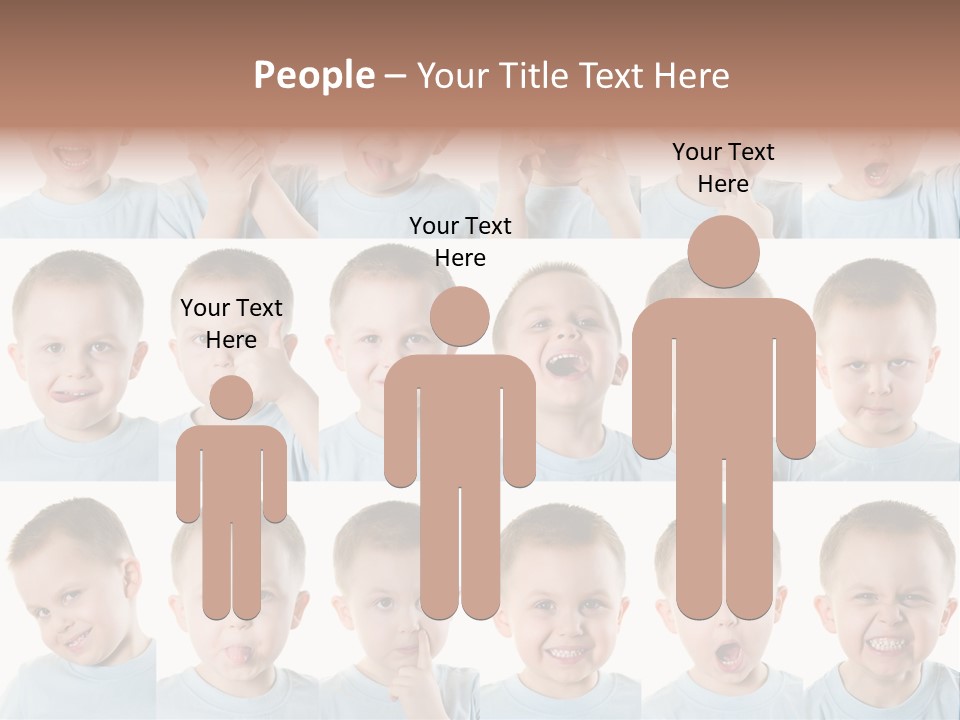 Collage Funny Background PowerPoint Template