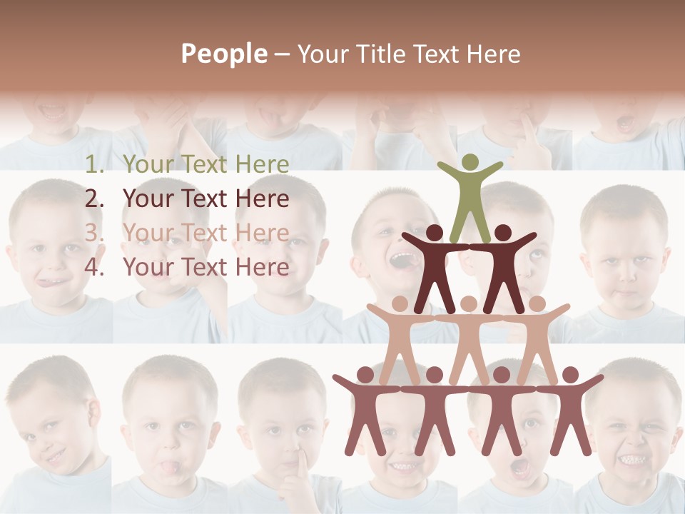 Collage Funny Background PowerPoint Template