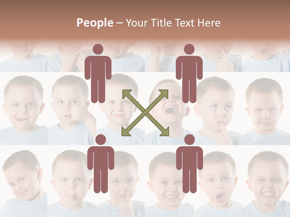 Collage Funny Background PowerPoint Template