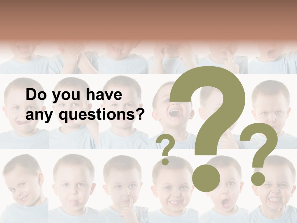 Collage Funny Background PowerPoint Template