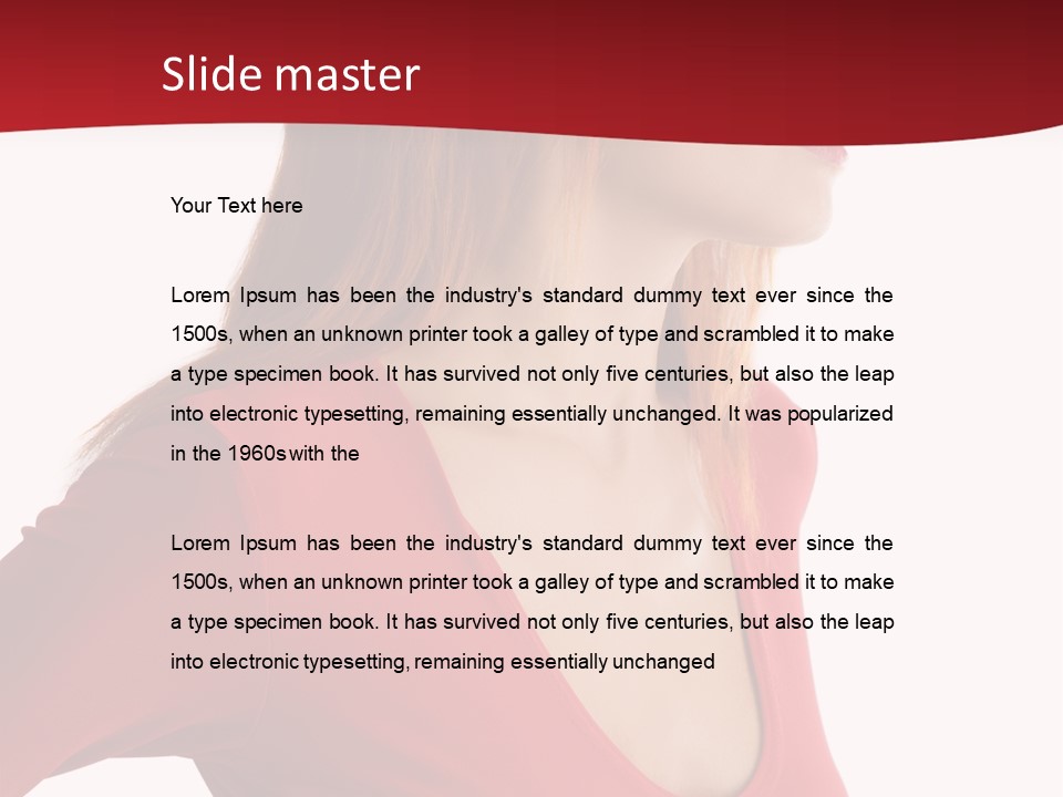 Beautiful Evil Fashion PowerPoint Template