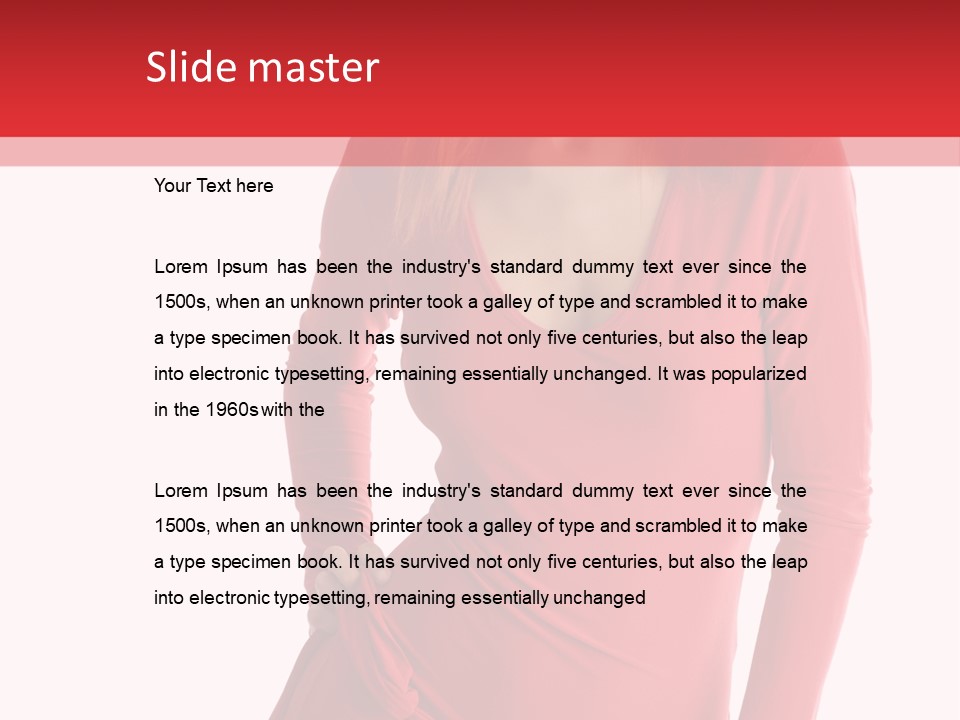 Extremes Demon Redhair PowerPoint Template