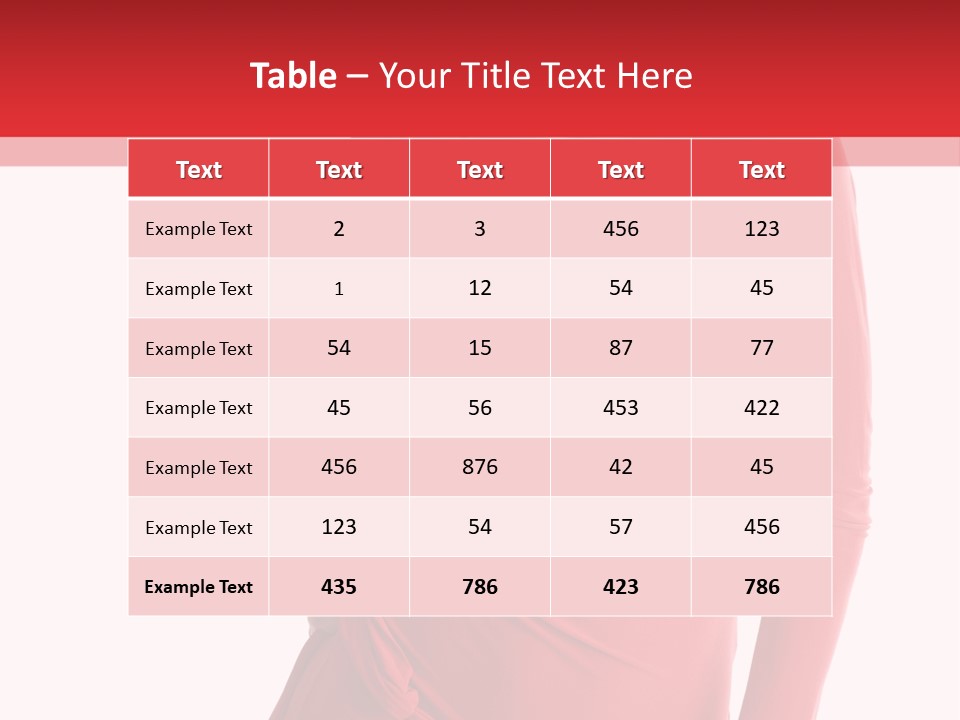 Extremes Demon Redhair PowerPoint Template