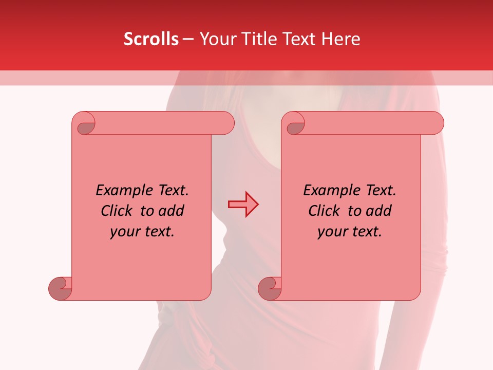 Extremes Demon Redhair PowerPoint Template