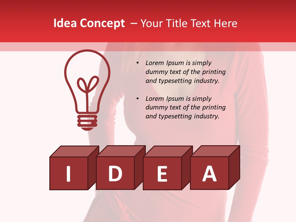 Extremes Demon Redhair PowerPoint Template