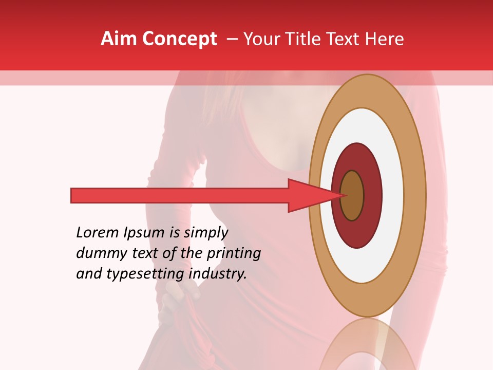 Extremes Demon Redhair PowerPoint Template