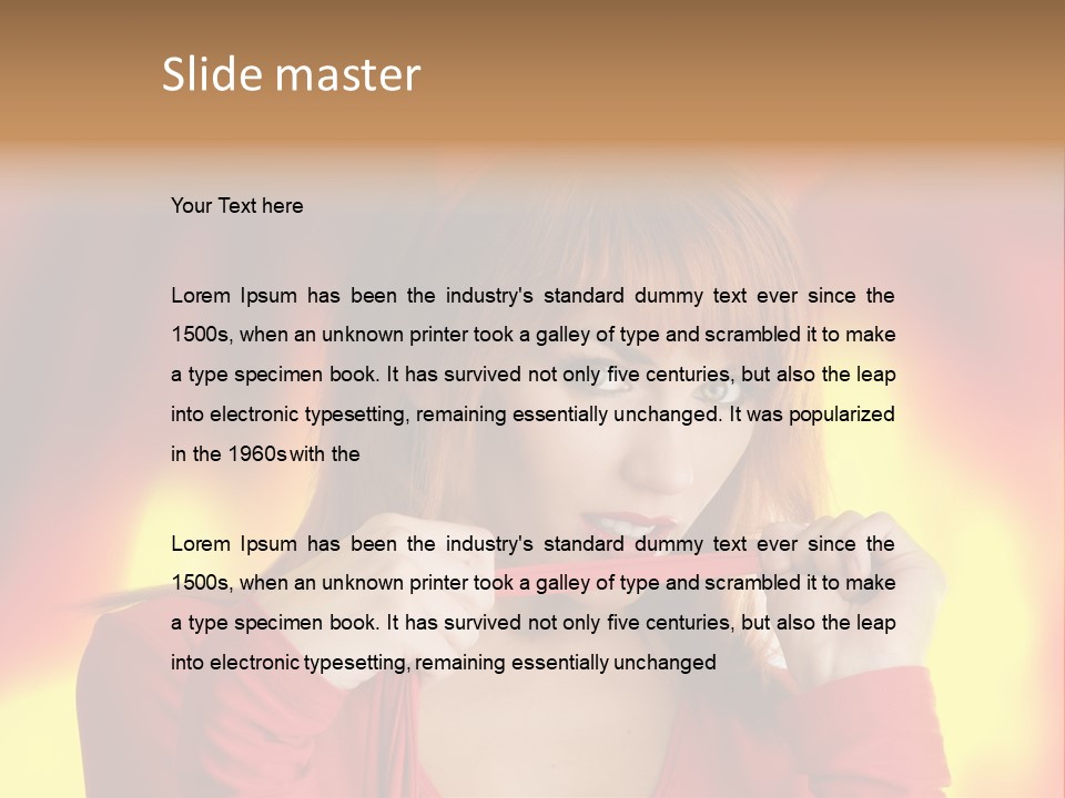 Provocative Satan Aggression PowerPoint Template