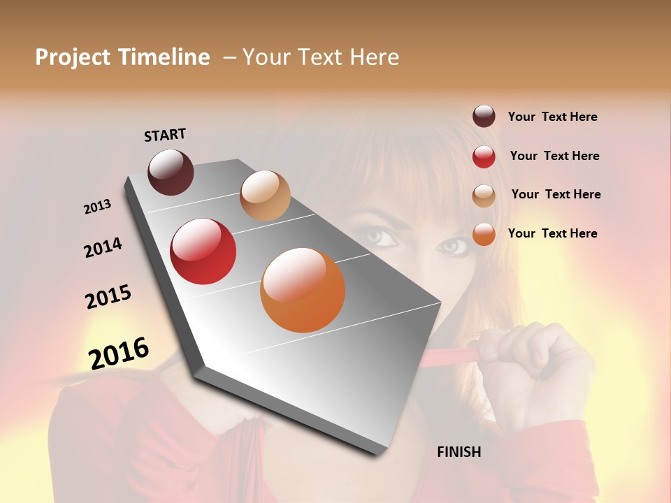 Provocative Satan Aggression PowerPoint Template