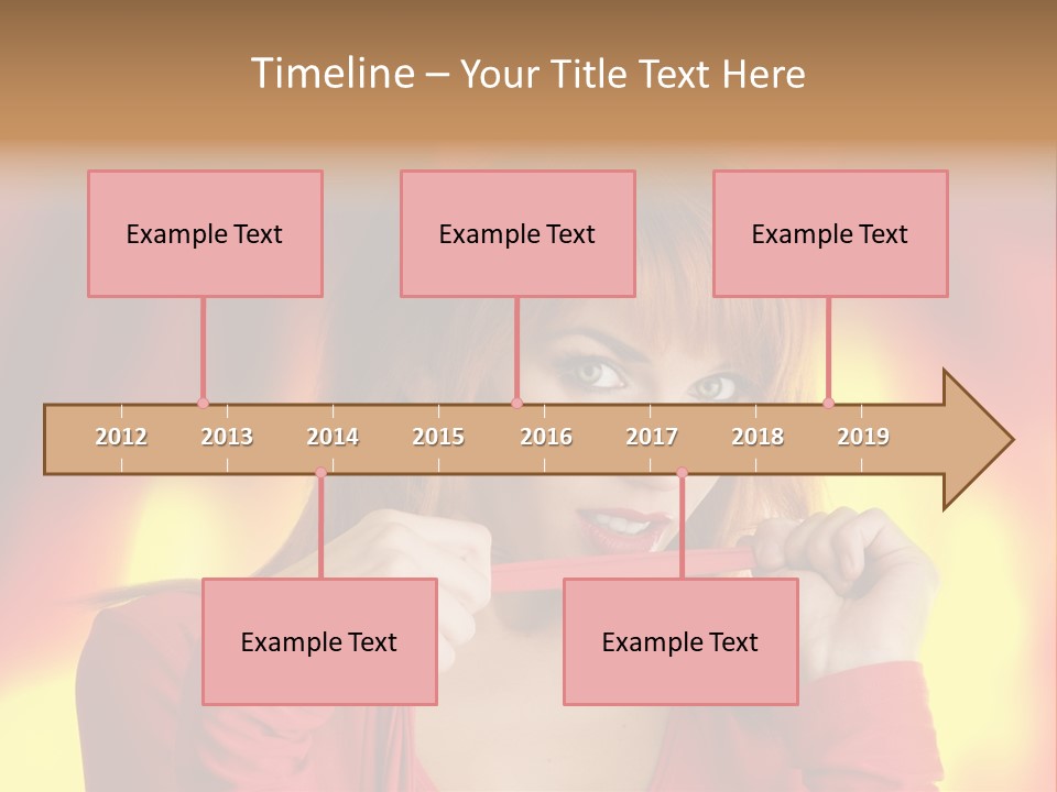 Provocative Satan Aggression PowerPoint Template