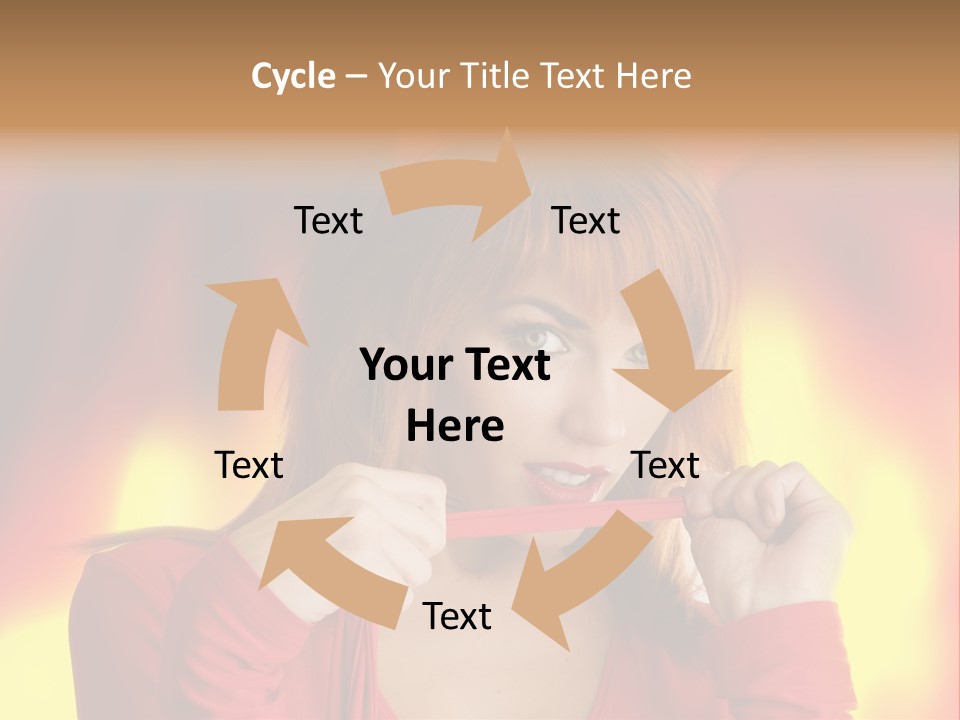 Provocative Satan Aggression PowerPoint Template