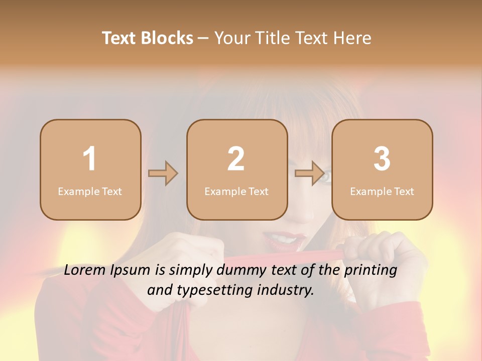 Provocative Satan Aggression PowerPoint Template