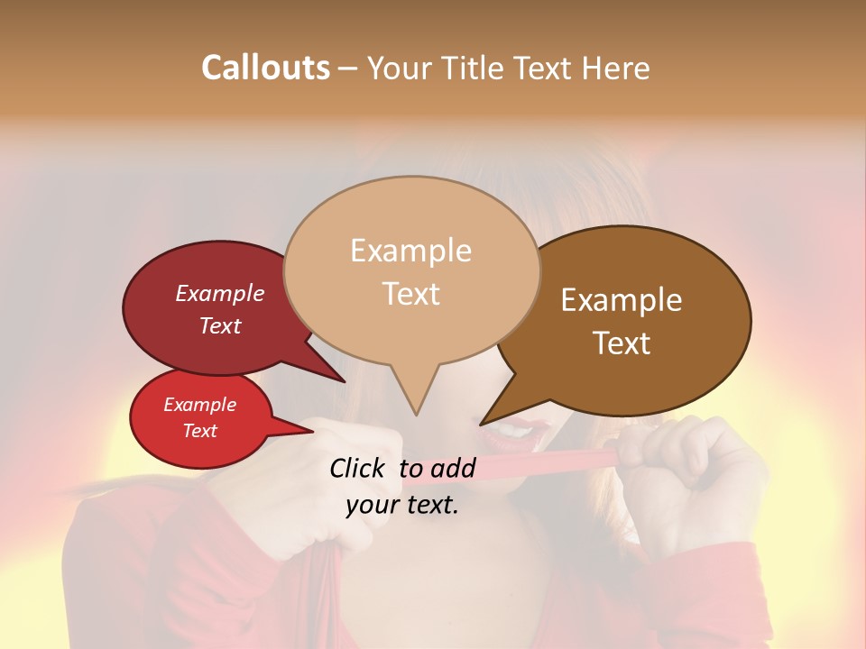 Provocative Satan Aggression PowerPoint Template