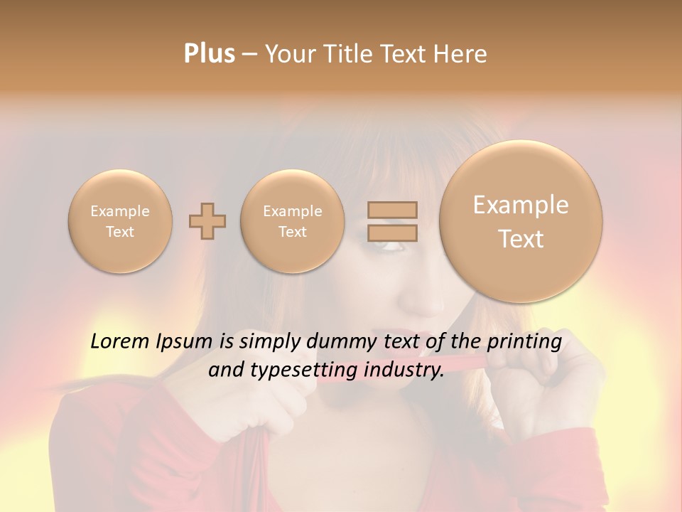 Provocative Satan Aggression PowerPoint Template