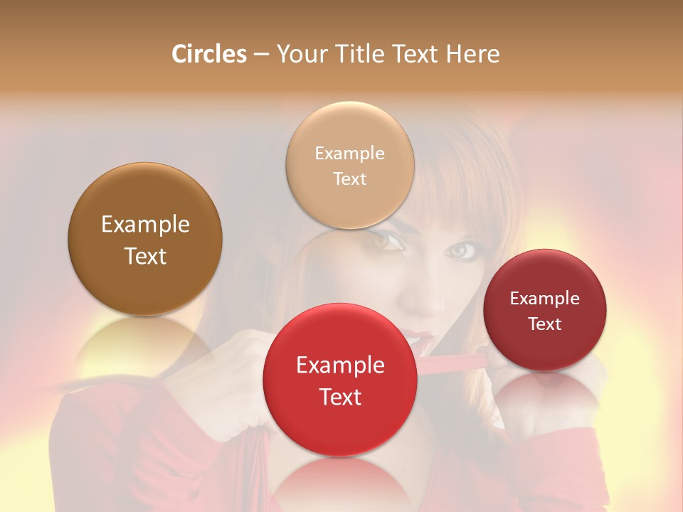 Provocative Satan Aggression PowerPoint Template