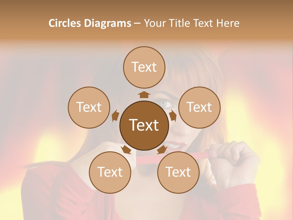 Provocative Satan Aggression PowerPoint Template