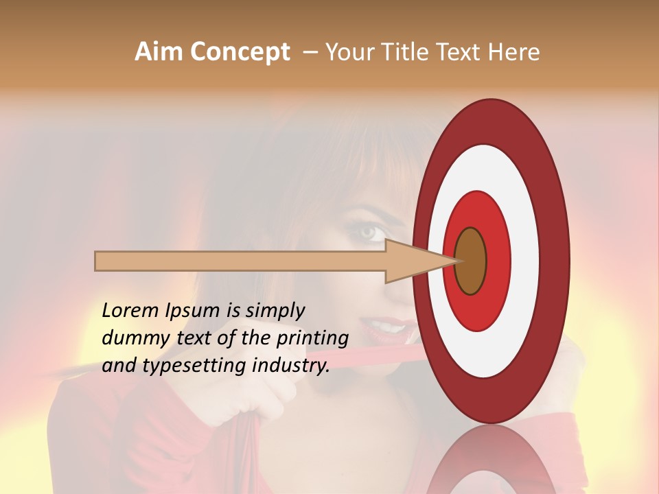 Provocative Satan Aggression PowerPoint Template