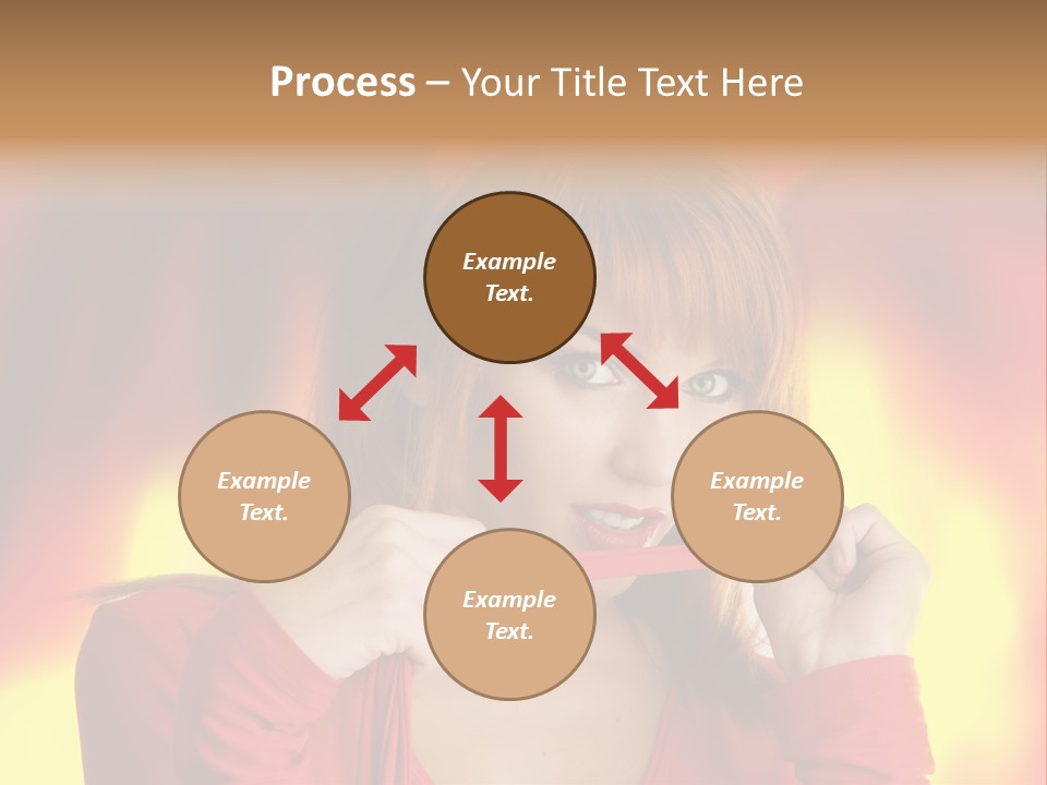 Provocative Satan Aggression PowerPoint Template