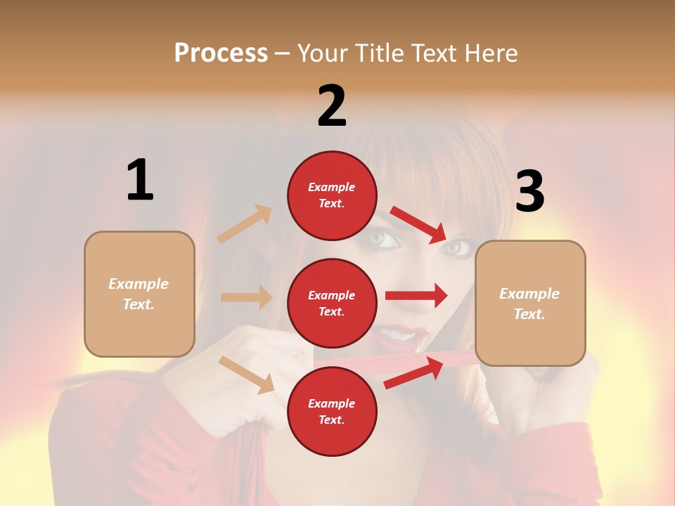 Provocative Satan Aggression PowerPoint Template