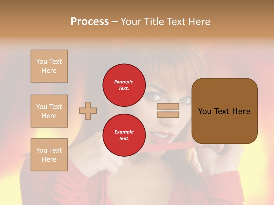 Provocative Satan Aggression PowerPoint Template