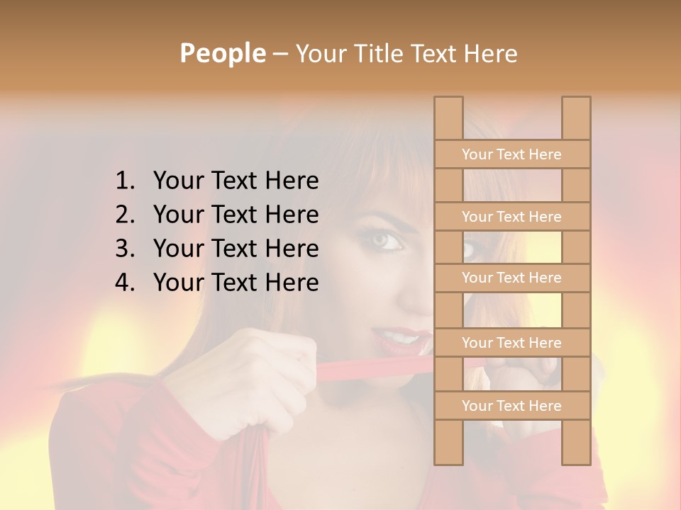 Provocative Satan Aggression PowerPoint Template