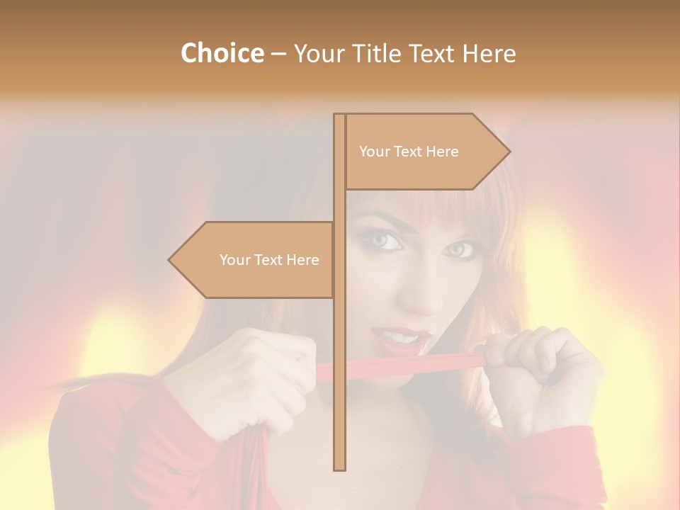 Provocative Satan Aggression PowerPoint Template