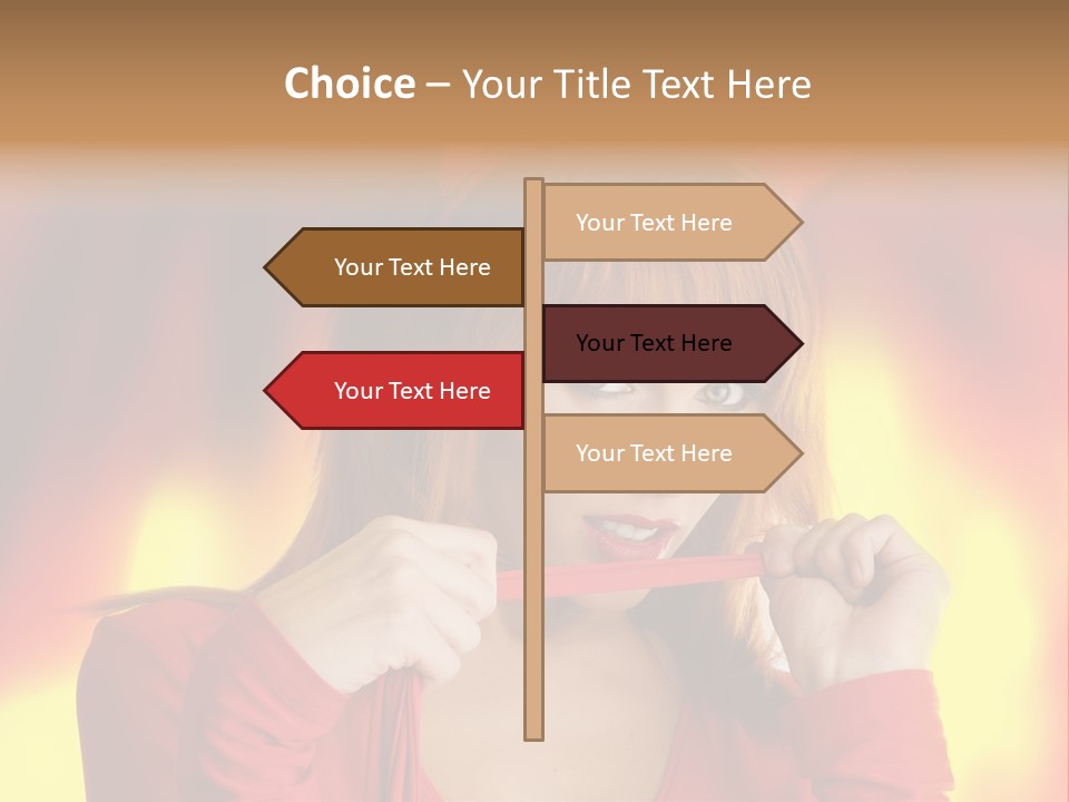 Provocative Satan Aggression PowerPoint Template