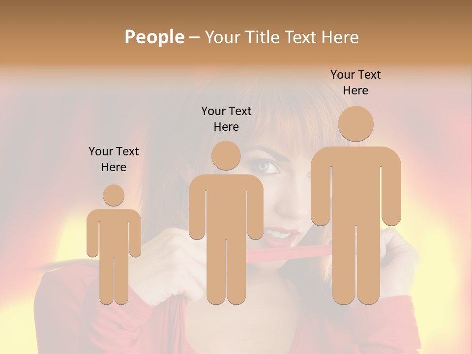 Provocative Satan Aggression PowerPoint Template