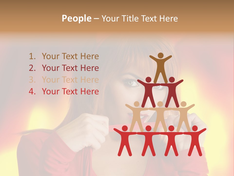 Provocative Satan Aggression PowerPoint Template