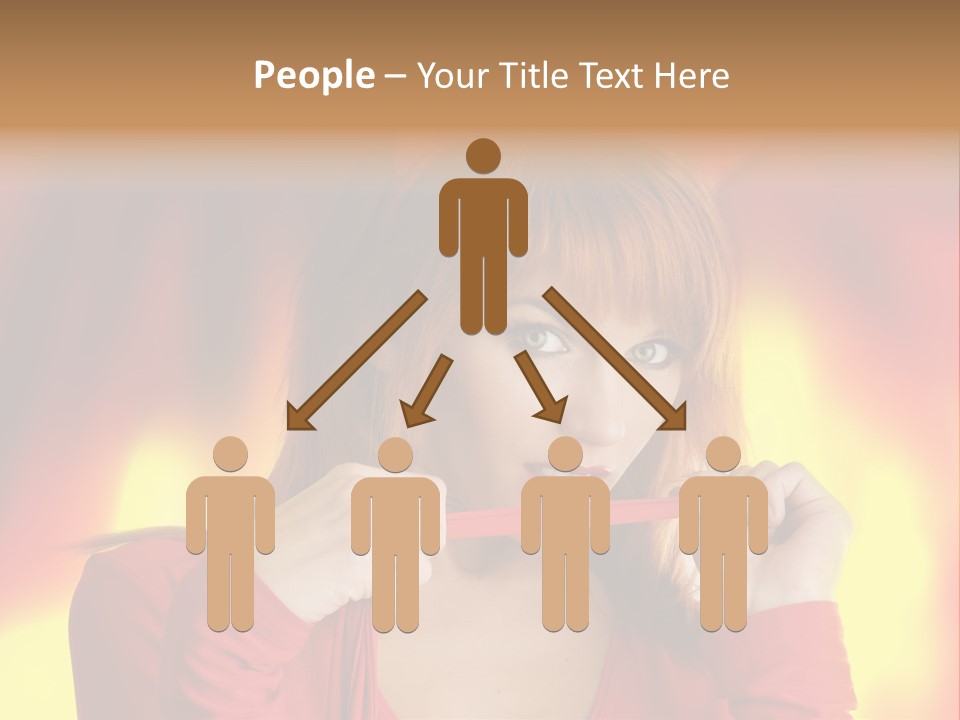 Provocative Satan Aggression PowerPoint Template