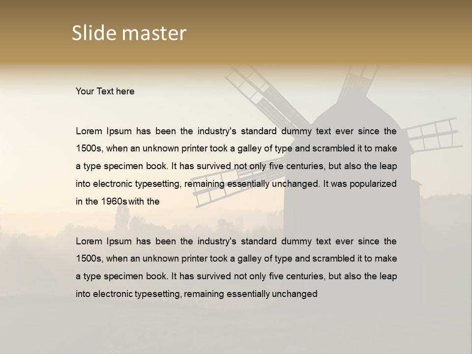 Forceful Tissue Dry PowerPoint Template