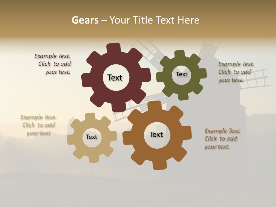 Forceful Tissue Dry PowerPoint Template