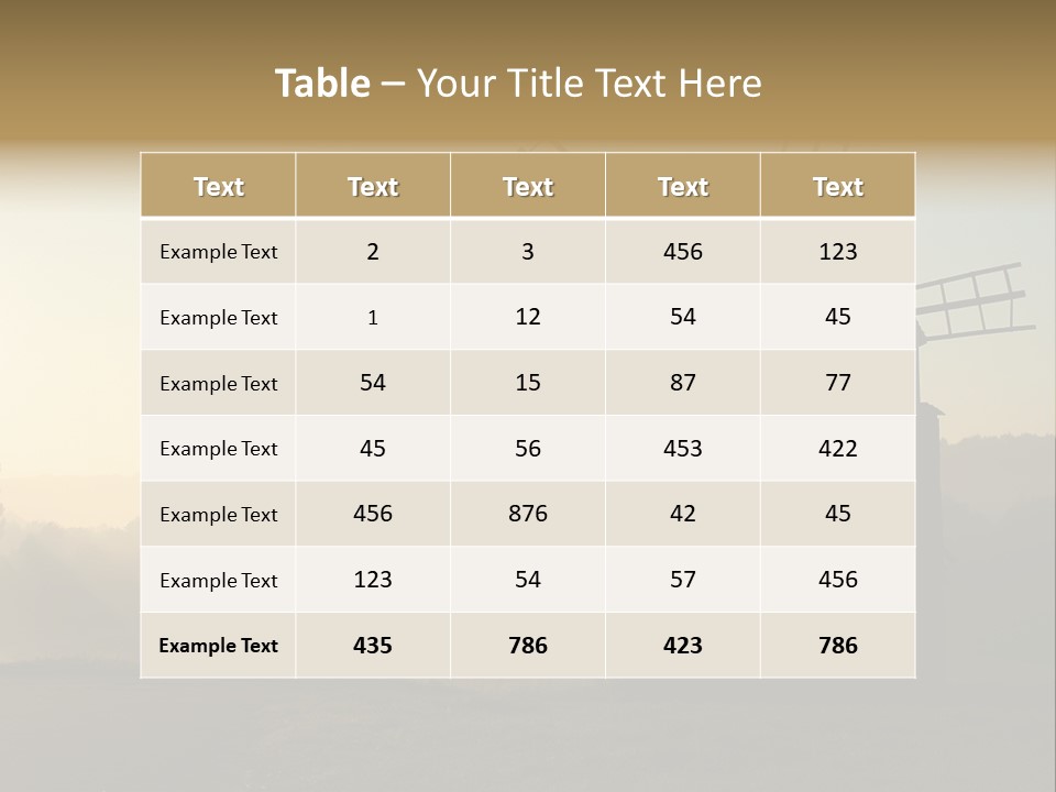 Forceful Tissue Dry PowerPoint Template