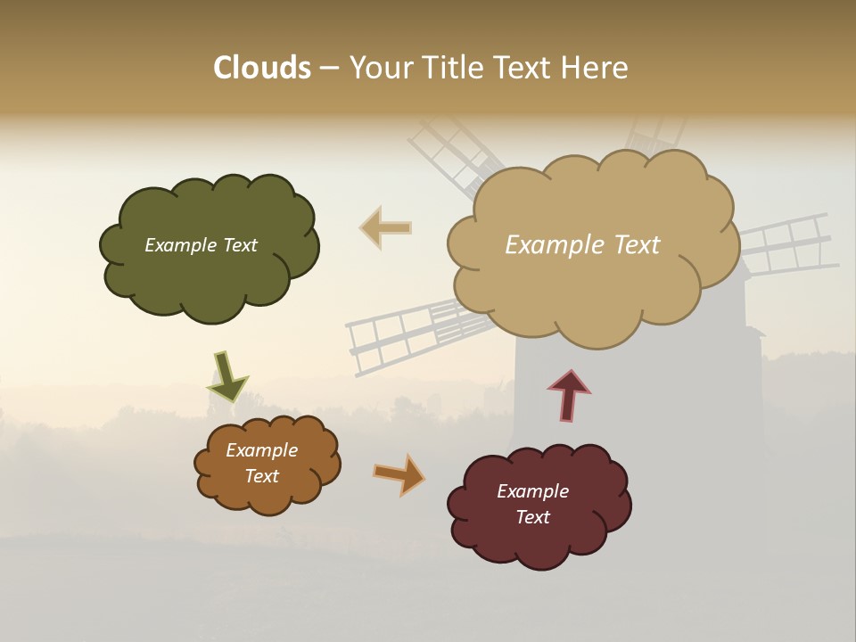 Forceful Tissue Dry PowerPoint Template