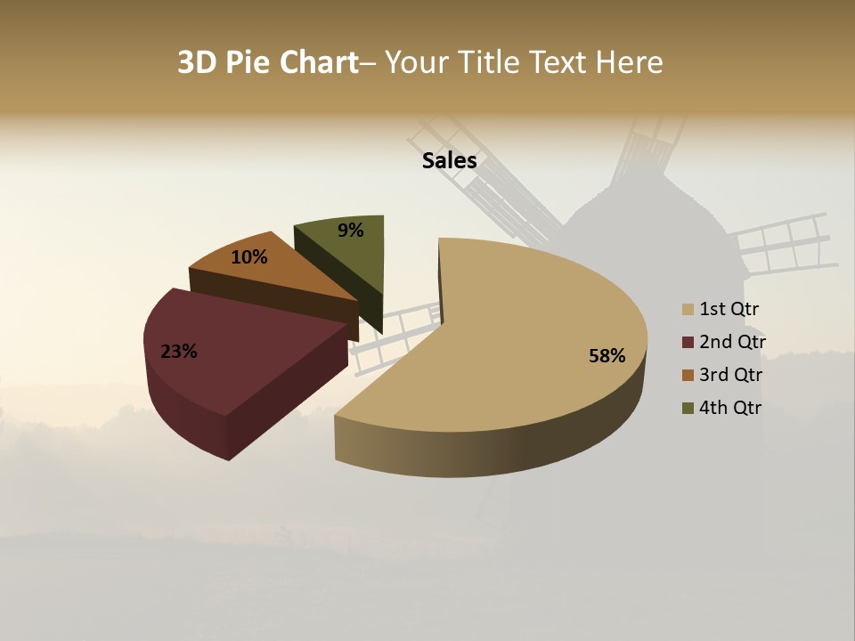 Forceful Tissue Dry PowerPoint Template