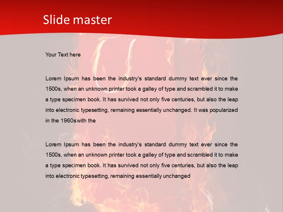 Merchandise Empty Business PowerPoint Template