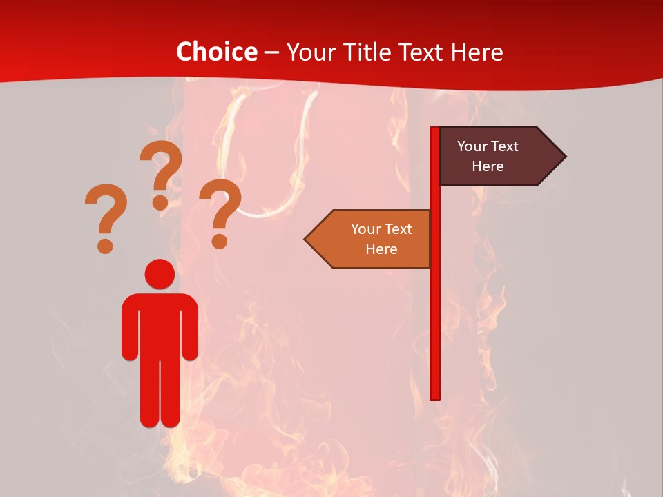 Merchandise Empty Business PowerPoint Template